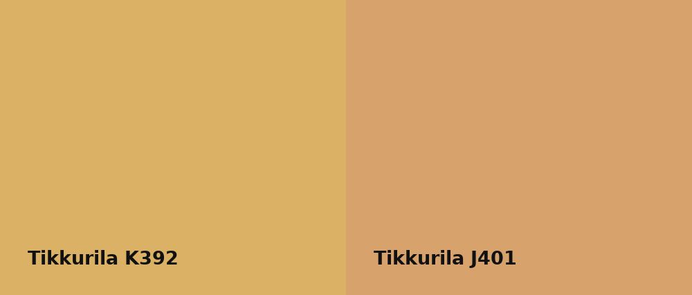 Tikkurila  K392 vs Tikkurila  J401