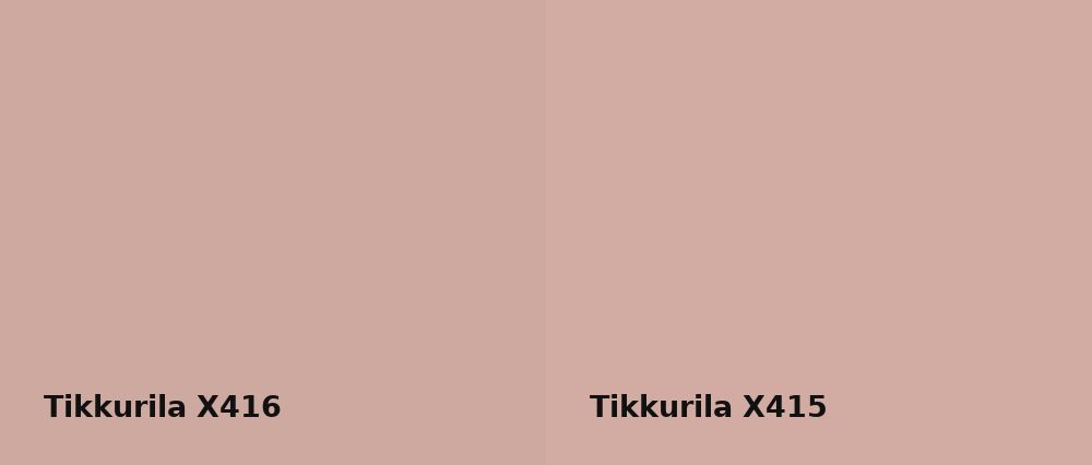 Tikkurila  X416 vs Tikkurila  X415
