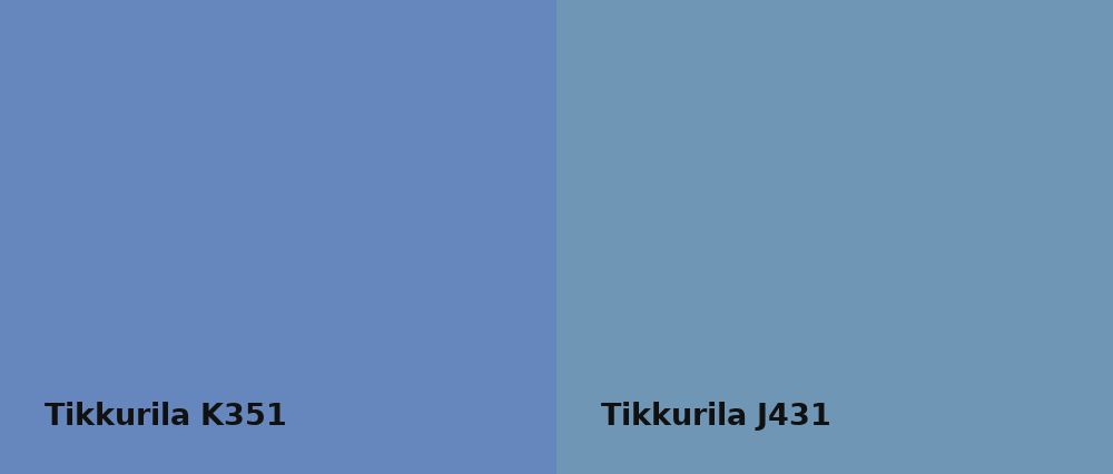 Tikkurila  K351 vs Tikkurila  J431