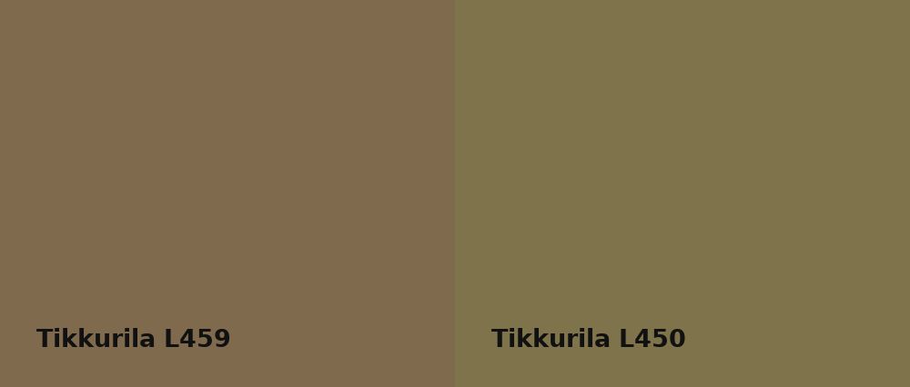 Tikkurila  L459 vs Tikkurila  L450