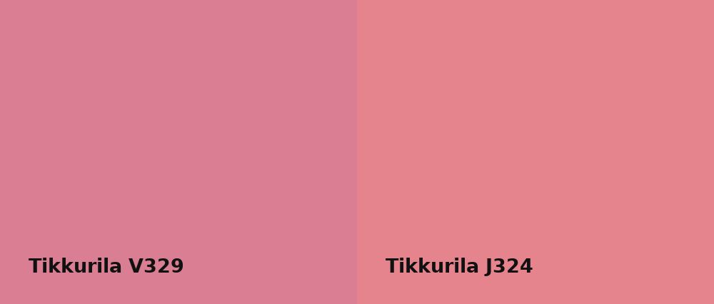 Tikkurila  V329 vs Tikkurila  J324