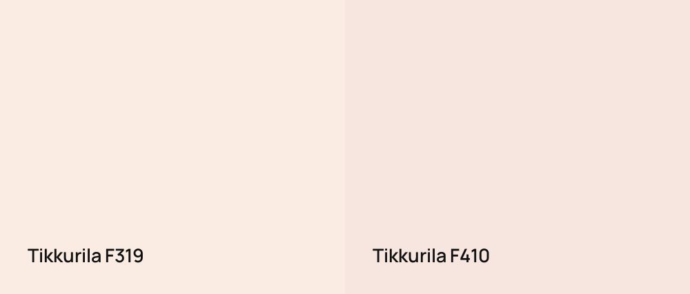 Tikkurila  F319 vs Tikkurila  F410