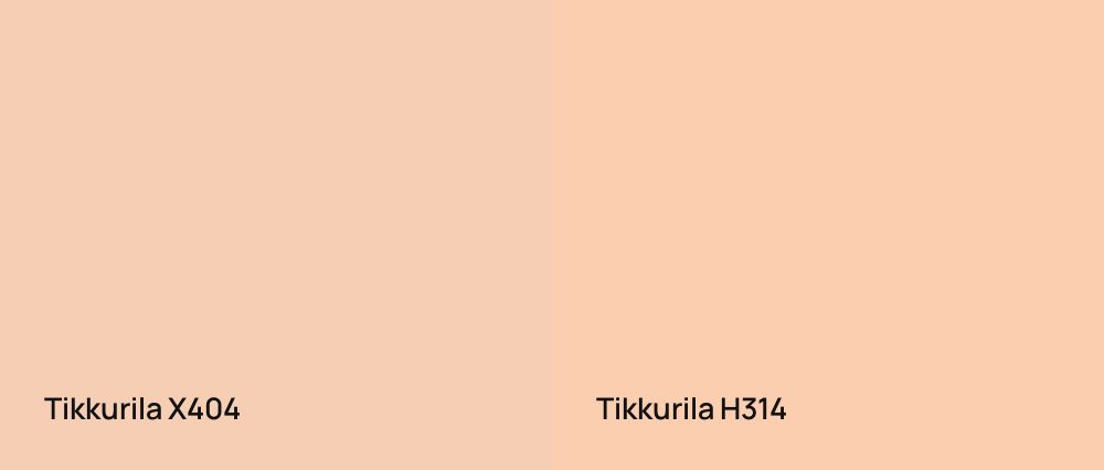 Tikkurila  X404 vs Tikkurila  H314