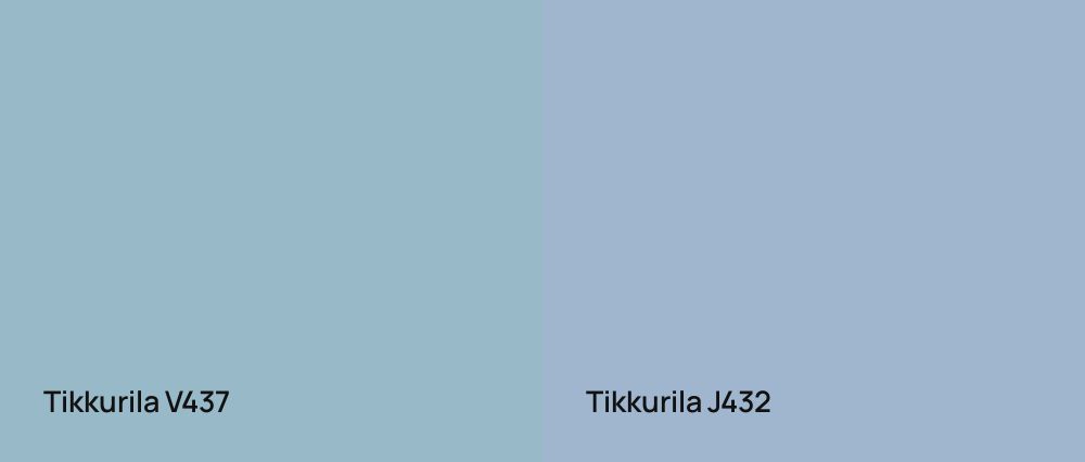 Tikkurila  V437 vs Tikkurila  J432