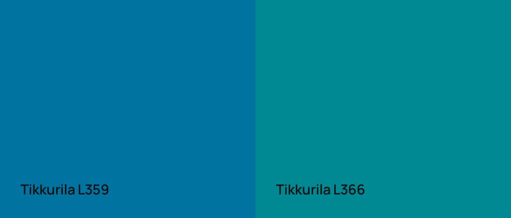 Tikkurila  L359 vs Tikkurila  L366