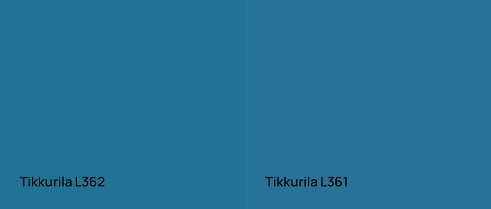 Tikkurila  L362 vs Tikkurila  L361
