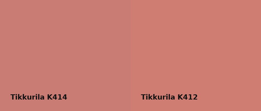 Tikkurila  K414 vs Tikkurila  K412