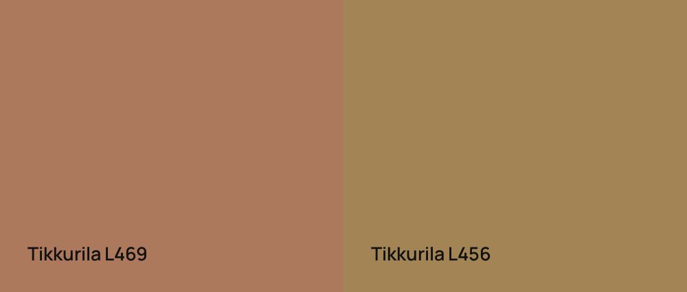 Tikkurila  L469 vs Tikkurila  L456