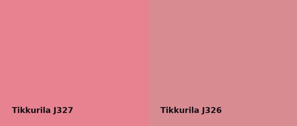 Tikkurila  J327 vs Tikkurila  J326