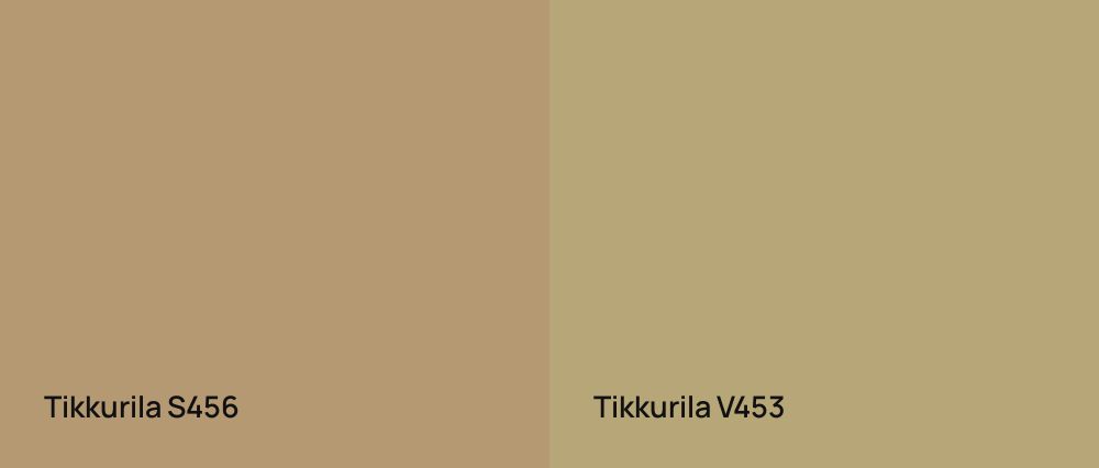 Tikkurila  S456 vs Tikkurila  V453