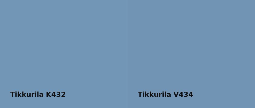 Tikkurila  K432 vs Tikkurila  V434