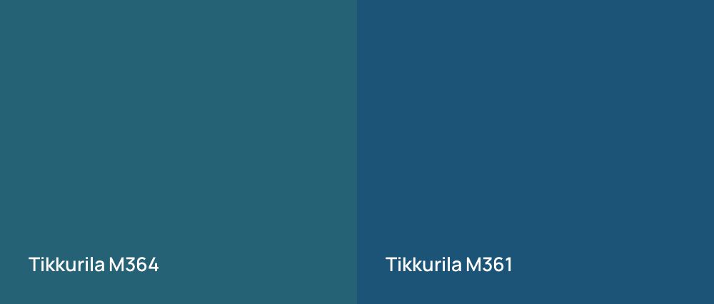 Tikkurila  M364 vs Tikkurila  M361