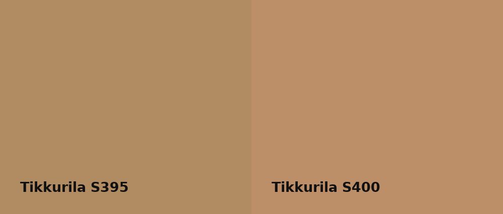 Tikkurila  S395 vs Tikkurila  S400