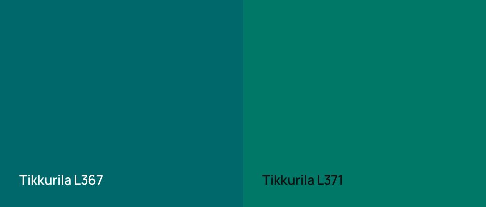 Tikkurila  L367 vs Tikkurila  L371