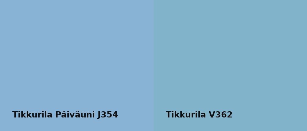 Tikkurila Päiväuni J354 vs Tikkurila  V362