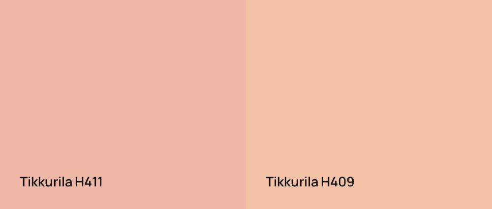 Tikkurila  H411 vs Tikkurila  H409