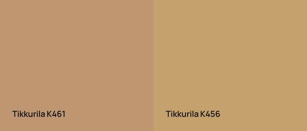 Tikkurila  K461 vs Tikkurila  K456