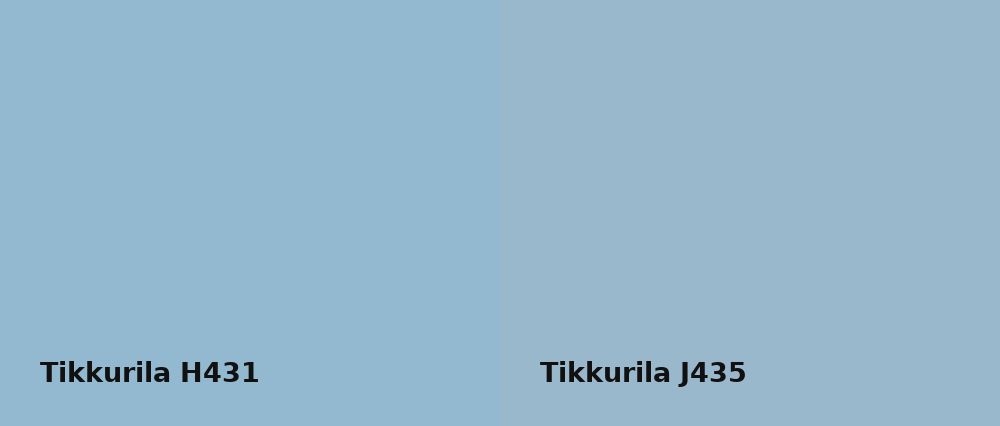 Tikkurila  H431 vs Tikkurila  J435
