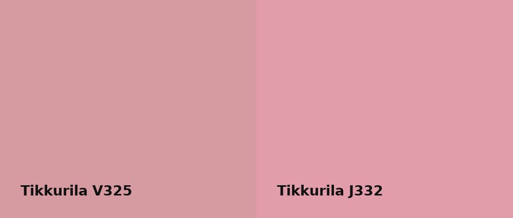 Tikkurila  V325 vs Tikkurila  J332