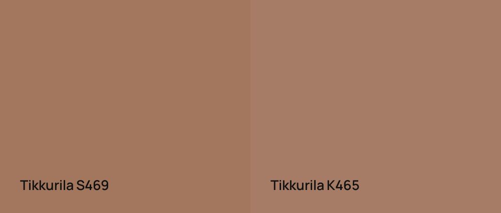 Tikkurila  S469 vs Tikkurila  K465