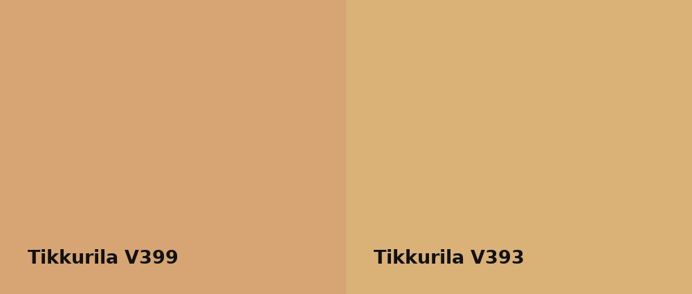 Tikkurila  V399 vs Tikkurila  V393