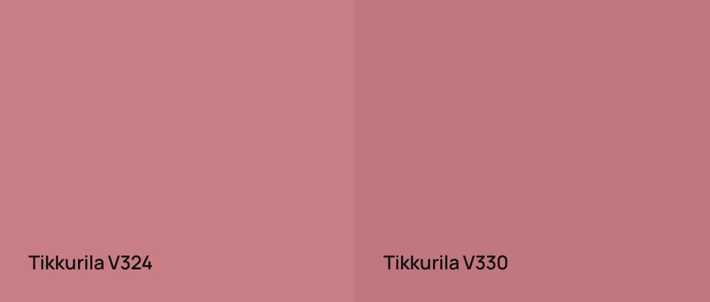 Tikkurila  V324 vs Tikkurila  V330