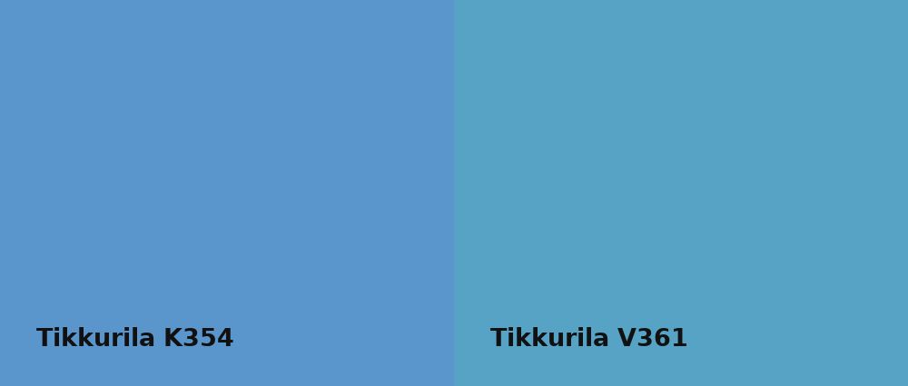 Tikkurila  K354 vs Tikkurila  V361