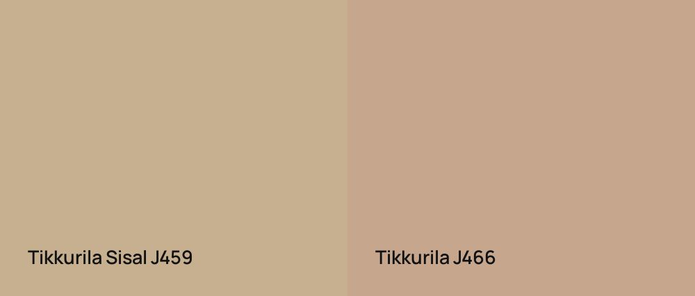 Tikkurila Sisal J459 vs Tikkurila  J466