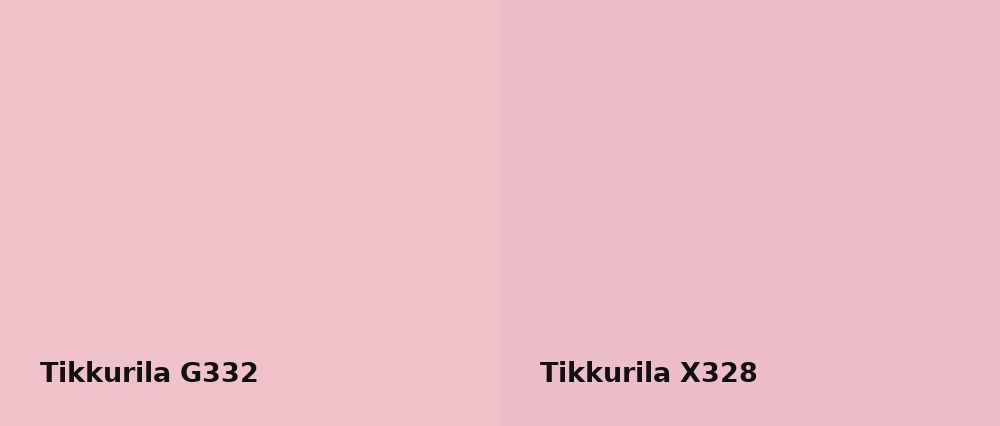 Tikkurila  G332 vs Tikkurila  X328