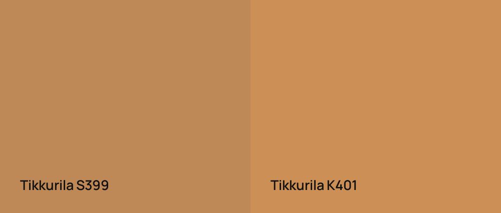 Tikkurila  S399 vs Tikkurila  K401