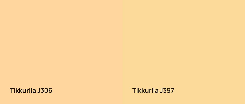 Tikkurila  J306 vs Tikkurila  J397