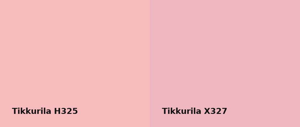 Tikkurila  H325 vs Tikkurila  X327