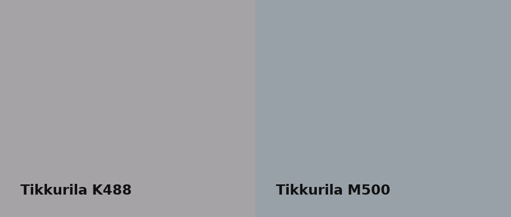 Tikkurila  K488 vs Tikkurila  M500