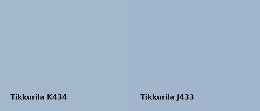 Tikkurila  K434 vs Tikkurila  J433
