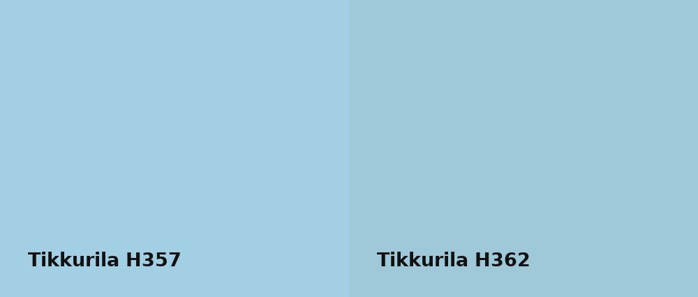 Tikkurila  H357 vs Tikkurila  H362
