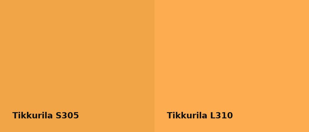 Tikkurila  S305 vs Tikkurila  L310