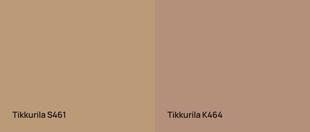 Tikkurila  S461 vs Tikkurila  K464