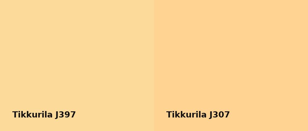 Tikkurila  J397 vs Tikkurila  J307