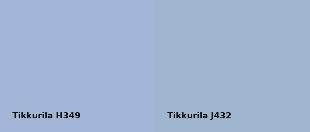 Tikkurila  H349 vs Tikkurila  J432