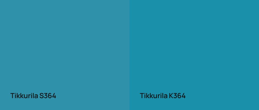Tikkurila  S364 vs Tikkurila  K364