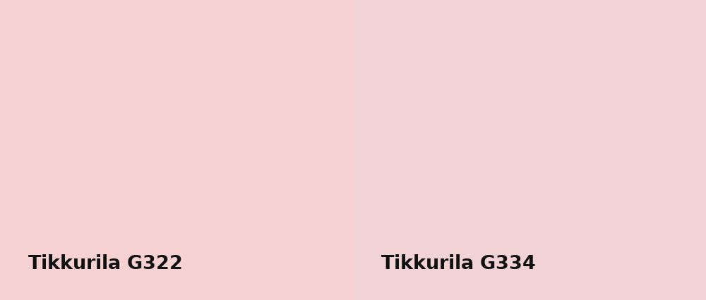 Tikkurila  G322 vs Tikkurila  G334