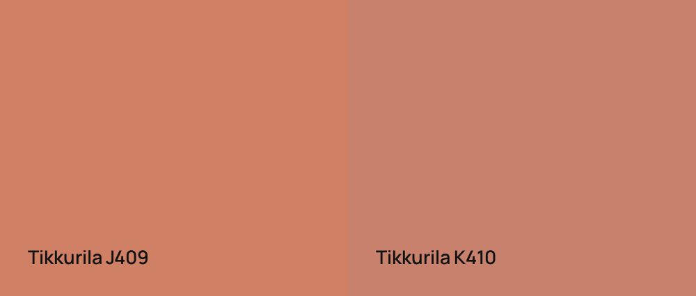 Tikkurila  J409 vs Tikkurila  K410