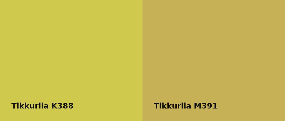 Tikkurila  K388 vs Tikkurila  M391
