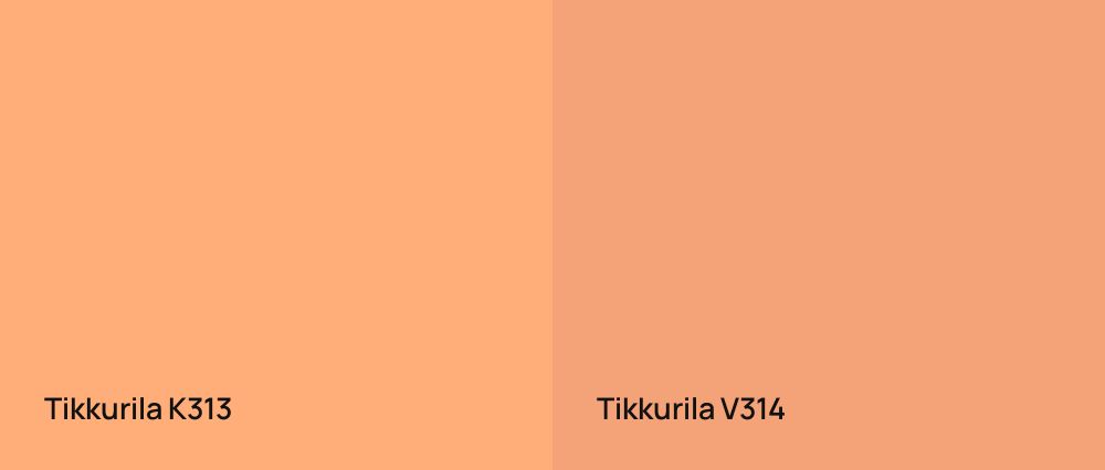 Tikkurila  K313 vs Tikkurila  V314