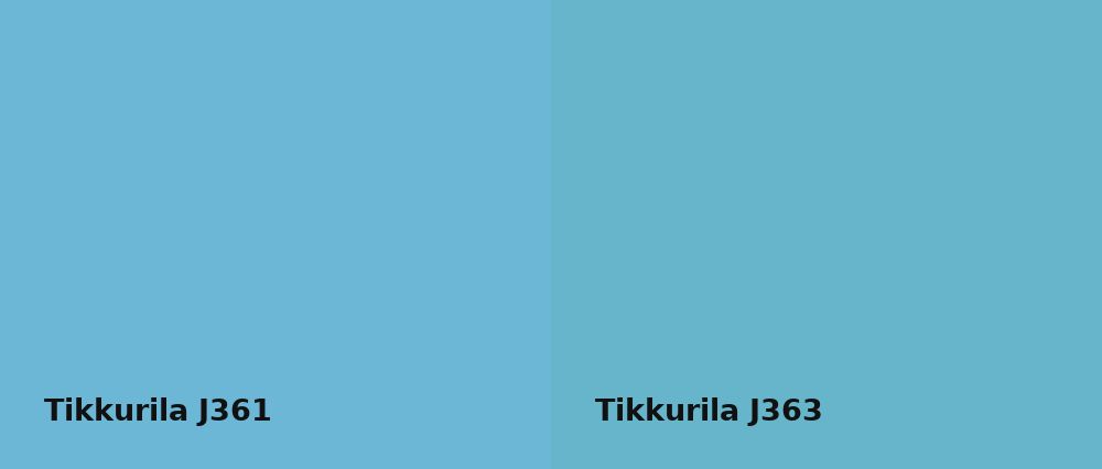 Tikkurila  J361 vs Tikkurila  J363