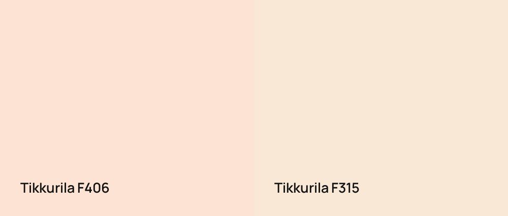 Tikkurila  F406 vs Tikkurila  F315