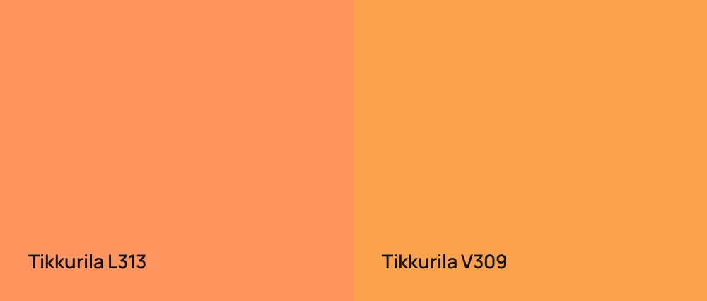 Tikkurila  L313 vs Tikkurila  V309