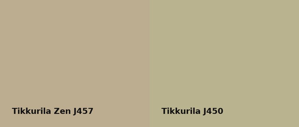 Tikkurila Zen J457 vs Tikkurila  J450