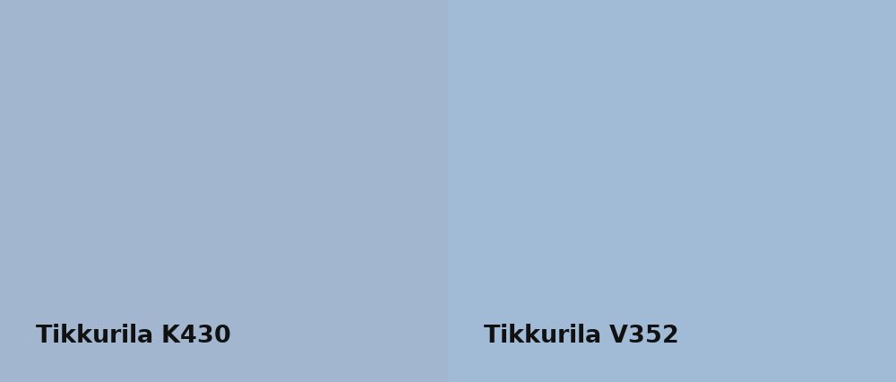 Tikkurila  K430 vs Tikkurila  V352