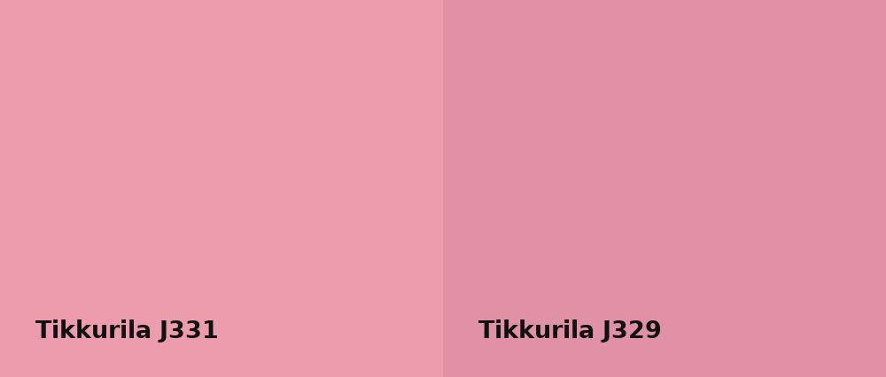 Tikkurila  J331 vs Tikkurila  J329